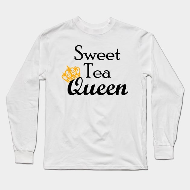 Sweet Tea Queen Long Sleeve T-Shirt by thegoodmoods